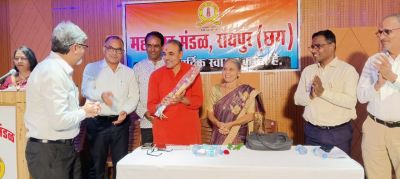 पद्मश्री गोडबोले दंपती का महाराष्‍ट्र मंडल में  28 मई को हुआ सम्मान