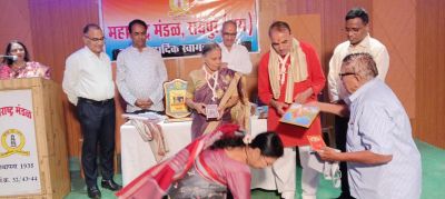 पद्मश्री गोडबोले दंपती का महाराष्‍ट्र मंडल में  28 मई को हुआ सम्मान