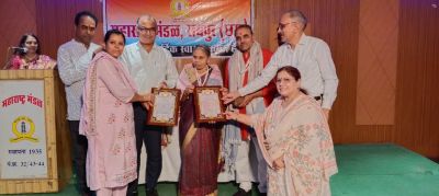 पद्मश्री गोडबोले दंपती का महाराष्‍ट्र मंडल में  28 मई को हुआ सम्मान