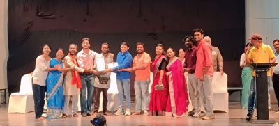 अंतरराज्यीय नाट्य स्पर्धा में रंगभूमि की ‘टीस’को मिला द्वितीय स्थान